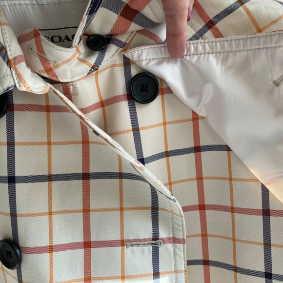 Coach women's short trench coat - Picture 4 of 12